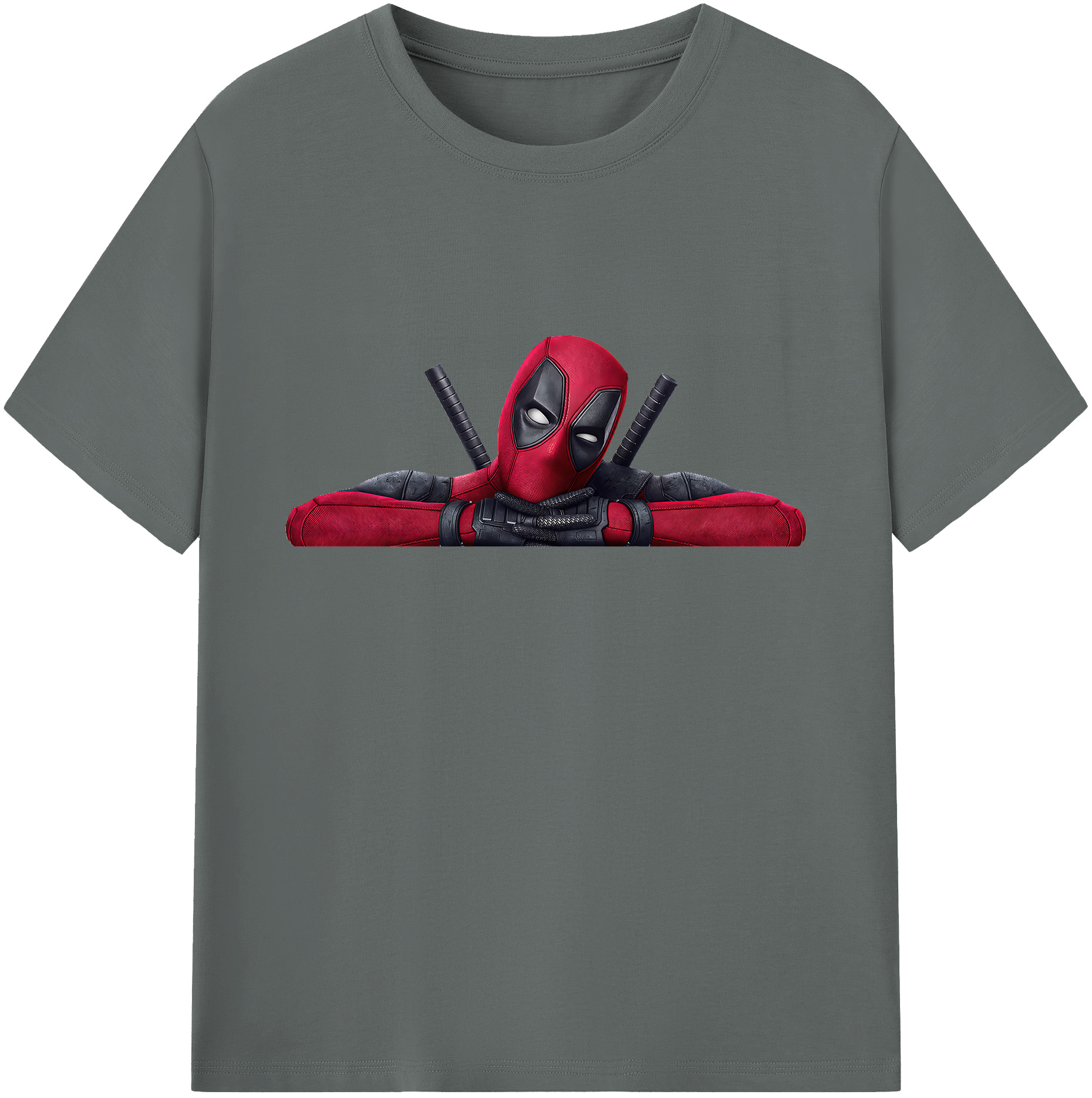 （画像用） Deadpool デッドプール 綿100％ メンズ半袖Tシャツ｜肌触りやわらか＆通気性